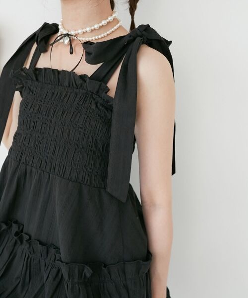 MAJESTIC LEGON / マジェスティックレゴン シャツ・ブラウス | 肩リボンバルーンチュニック | 詳細10