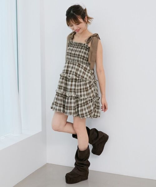 MAJESTIC LEGON / マジェスティックレゴン シャツ・ブラウス | 肩リボンバルーンチュニック | 詳細24