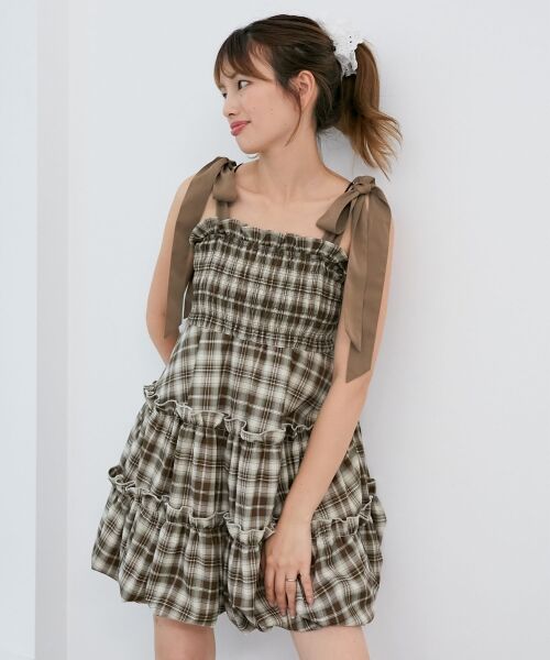 MAJESTIC LEGON / マジェスティックレゴン シャツ・ブラウス | 肩リボンバルーンチュニック | 詳細26