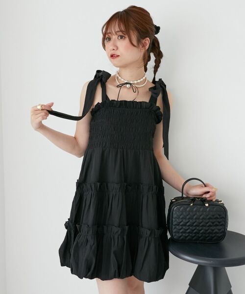 MAJESTIC LEGON / マジェスティックレゴン シャツ・ブラウス | 肩リボンバルーンチュニック | 詳細7