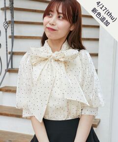 MAJESTIC LEGON / マジェスティックレゴン シャツ・ブラウス | レディボウタイブラウス