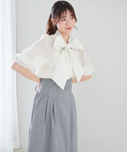 MAJESTIC LEGON / マジェスティックレゴン シャツ・ブラウス | レディボウタイブラウス | 詳細19