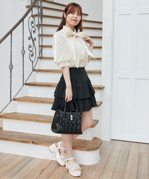 MAJESTIC LEGON / マジェスティックレゴン シャツ・ブラウス | レディボウタイブラウス | 詳細2