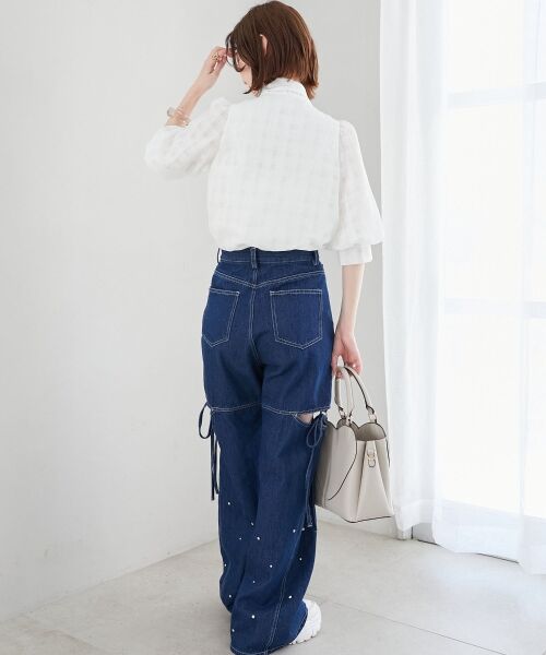 MAJESTIC LEGON / マジェスティックレゴン シャツ・ブラウス | レディボウタイブラウス | 詳細25