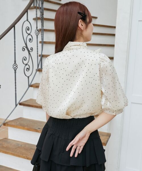 MAJESTIC LEGON / マジェスティックレゴン シャツ・ブラウス | レディボウタイブラウス | 詳細6