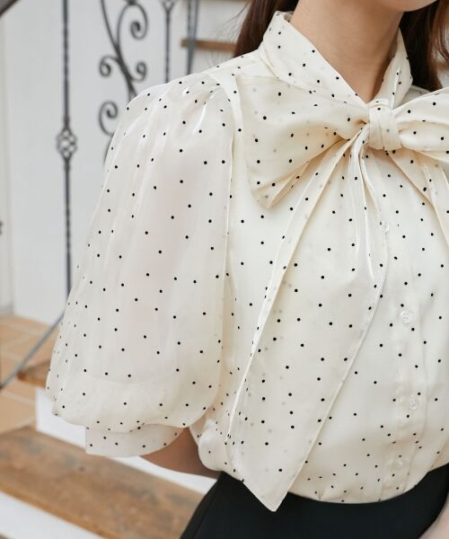 MAJESTIC LEGON / マジェスティックレゴン シャツ・ブラウス | レディボウタイブラウス | 詳細7