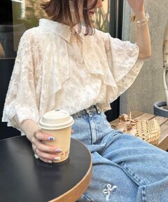 MAJESTIC LEGON / マジェスティックレゴン シャツ・ブラウス | シアーケープブラウス