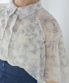 MAJESTIC LEGON / マジェスティックレゴン シャツ・ブラウス | シアーケープブラウス