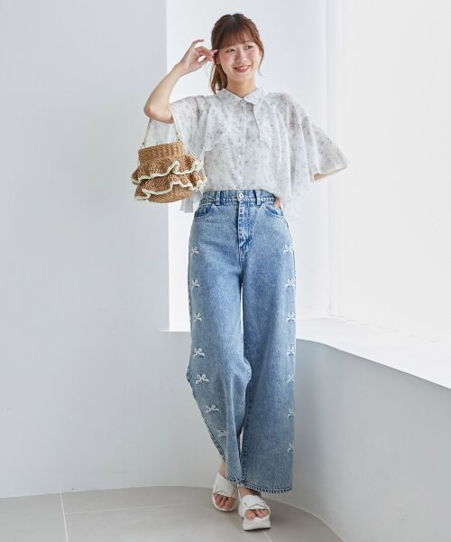 MAJESTIC LEGON / マジェスティックレゴン シャツ・ブラウス | シアーケープブラウス | 詳細15