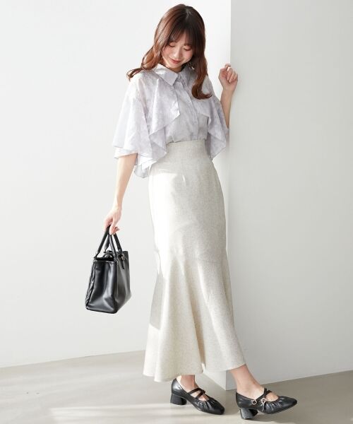 MAJESTIC LEGON / マジェスティックレゴン シャツ・ブラウス | シアーケープブラウス | 詳細3