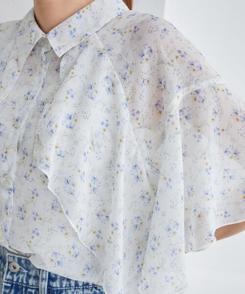 MAJESTIC LEGON / マジェスティックレゴン シャツ・ブラウス | シアーケープブラウス | 詳細22