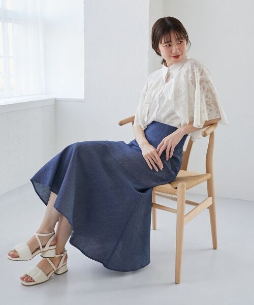 MAJESTIC LEGON / マジェスティックレゴン シャツ・ブラウス | シアーケープブラウス | 詳細25