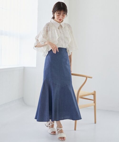 MAJESTIC LEGON / マジェスティックレゴン シャツ・ブラウス | シアーケープブラウス | 詳細27