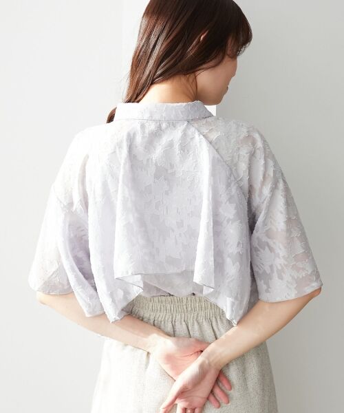 MAJESTIC LEGON / マジェスティックレゴン シャツ・ブラウス | シアーケープブラウス | 詳細7