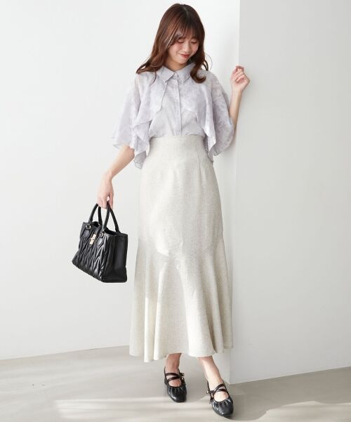 MAJESTIC LEGON / マジェスティックレゴン シャツ・ブラウス | シアーケープブラウス | 詳細6