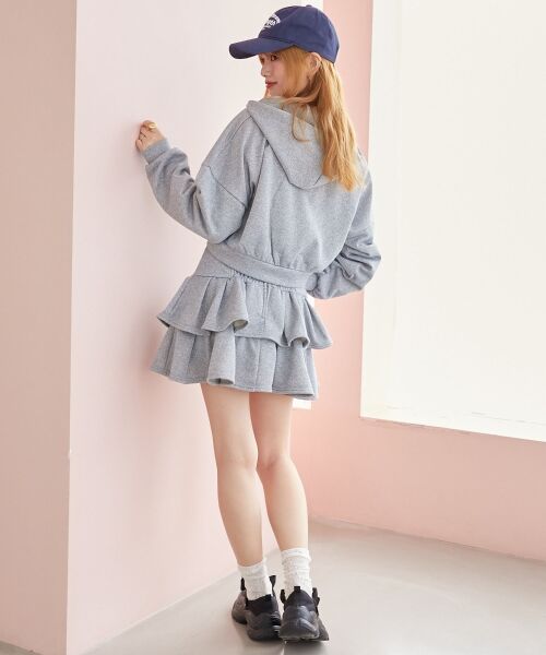 MAJESTIC LEGON / マジェスティックレゴン ミニ・ひざ丈スカート | ティアードフリルミニスカパン | 詳細10