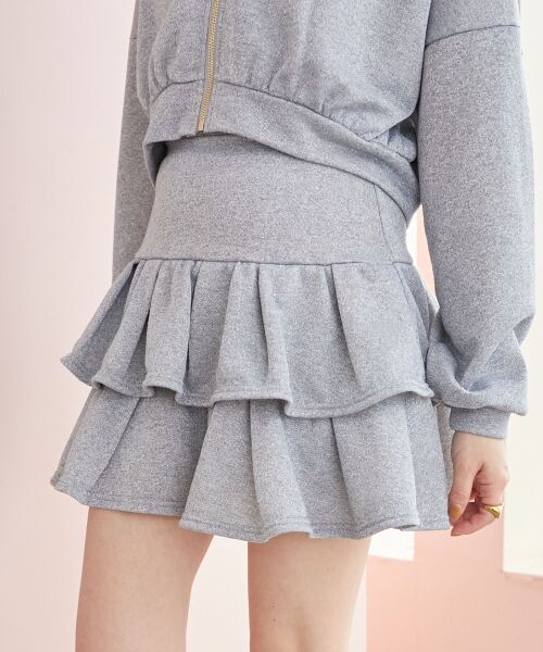 MAJESTIC LEGON / マジェスティックレゴン ミニ・ひざ丈スカート | ティアードフリルミニスカパン | 詳細12