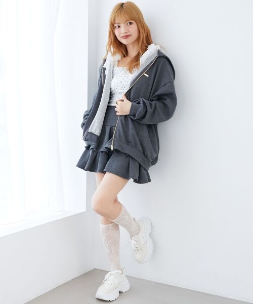 MAJESTIC LEGON / マジェスティックレゴン ミニ・ひざ丈スカート | ティアードフリルミニスカパン | 詳細16