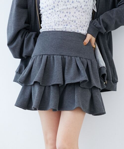 MAJESTIC LEGON / マジェスティックレゴン ミニ・ひざ丈スカート | ティアードフリルミニスカパン | 詳細18