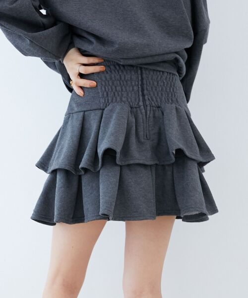 MAJESTIC LEGON / マジェスティックレゴン ミニ・ひざ丈スカート | ティアードフリルミニスカパン | 詳細20