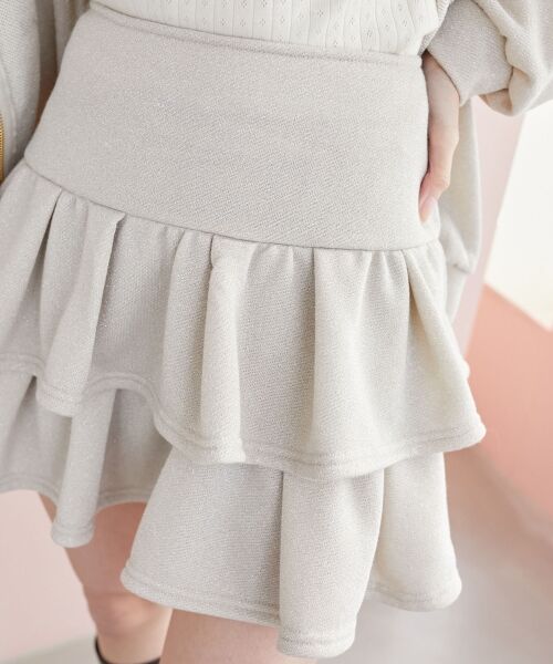 MAJESTIC LEGON / マジェスティックレゴン ミニ・ひざ丈スカート | ティアードフリルミニスカパン | 詳細7
