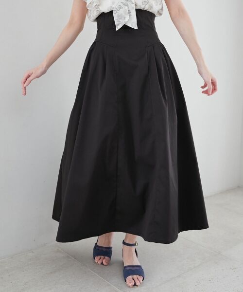 MAJESTIC LEGON / マジェスティックレゴン ロング・マキシ丈スカート | ハイウエストバックレースアップスカート | 詳細19