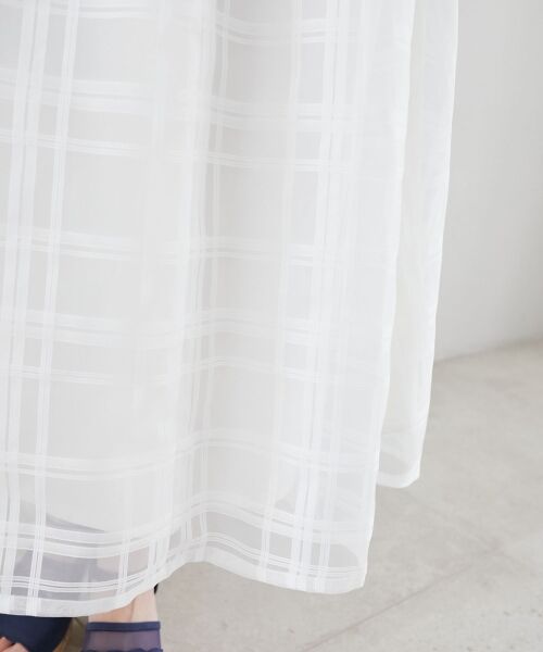 MAJESTIC LEGON / マジェスティックレゴン ロング・マキシ丈スカート | ハイウエストバックレースアップスカート | 詳細7