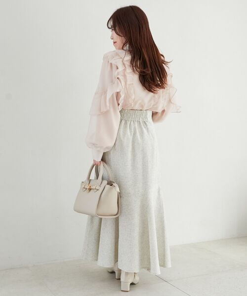 MAJESTIC LEGON / マジェスティックレゴン ロング・マキシ丈スカート | ツイードマーメイドロングスカート | 詳細13