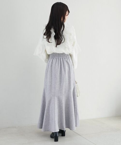 MAJESTIC LEGON / マジェスティックレゴン ロング・マキシ丈スカート | ツイードマーメイドロングスカート | 詳細20