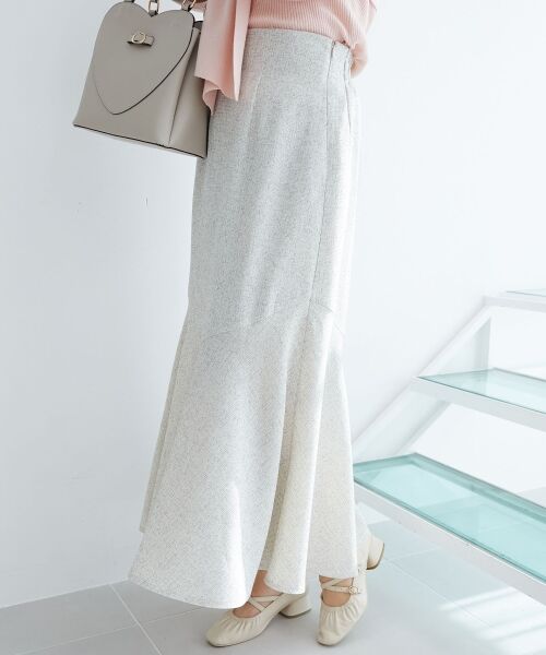 MAJESTIC LEGON / マジェスティックレゴン ロング・マキシ丈スカート | ツイードマーメイドロングスカート | 詳細5