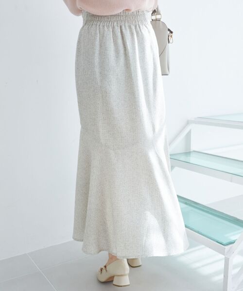 MAJESTIC LEGON / マジェスティックレゴン ロング・マキシ丈スカート | ツイードマーメイドロングスカート | 詳細6