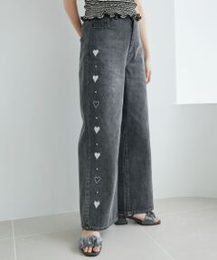 ⭐︎つーたむ⭐︎倖田來未OVERLAP EMBOSSロングデニム 倖田來未コラボ】OVERLAP EMBOSSロングデニムスカートライク