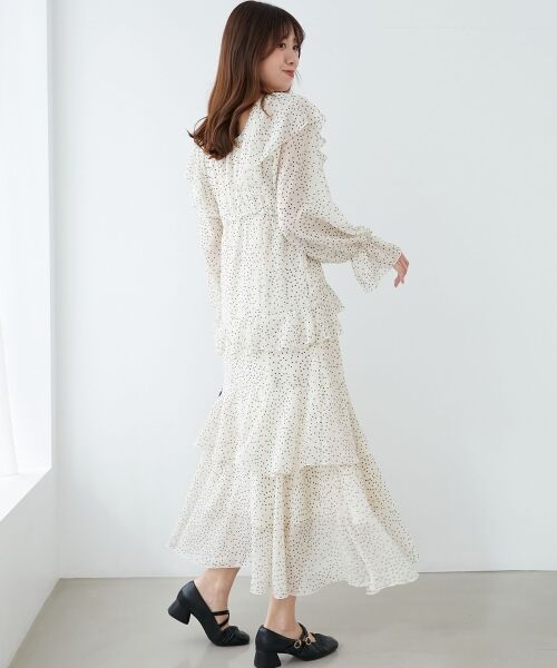 MAJESTIC LEGON / マジェスティックレゴン ロング・マキシ丈ワンピース | エアリーフリルロングワンピース | 詳細14