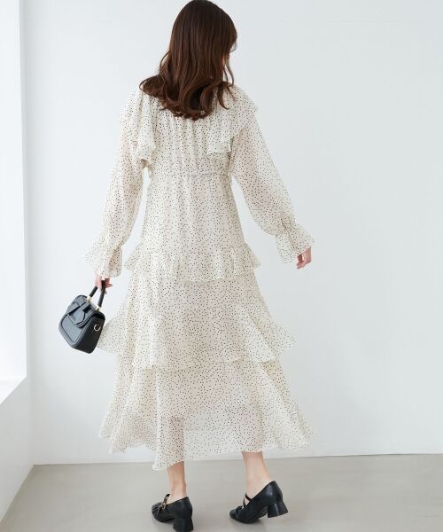 MAJESTIC LEGON / マジェスティックレゴン ロング・マキシ丈ワンピース | エアリーフリルロングワンピース | 詳細15