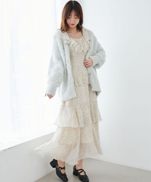 MAJESTIC LEGON / マジェスティックレゴン ロング・マキシ丈ワンピース | エアリーフリルロングワンピース | 詳細19