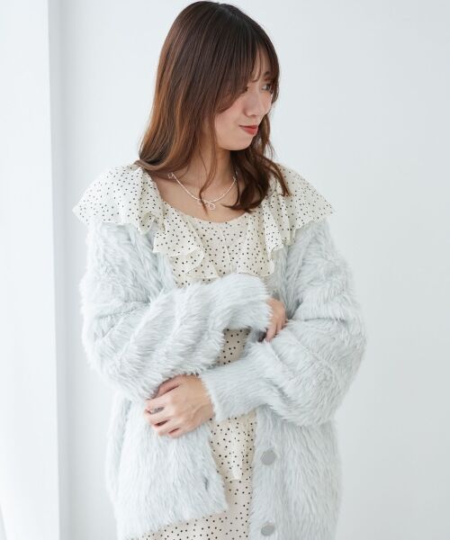 MAJESTIC LEGON / マジェスティックレゴン ロング・マキシ丈ワンピース | エアリーフリルロングワンピース | 詳細21