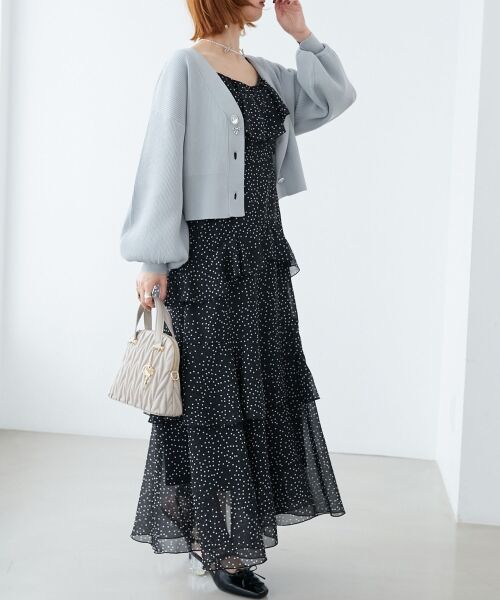 MAJESTIC LEGON / マジェスティックレゴン ロング・マキシ丈ワンピース | エアリーフリルロングワンピース | 詳細24