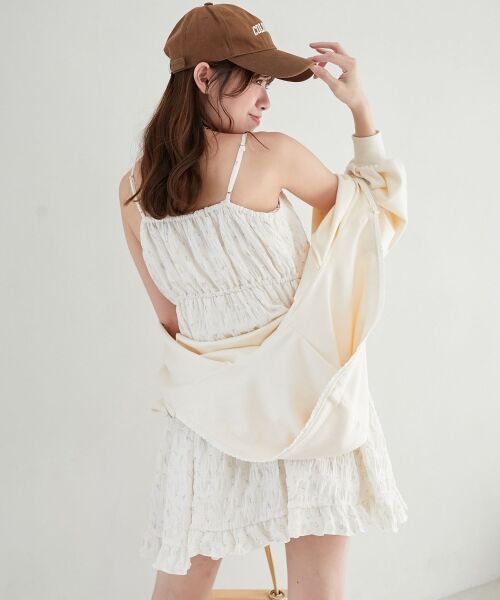 MAJESTIC LEGON / マジェスティックレゴン ロング・マキシ丈ワンピース | レースアップフレアキャミワンピ | 詳細16