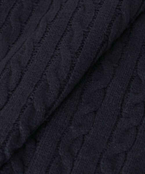 MAJESTIC LEGON / マジェスティックレゴン ミニ丈・ひざ丈ワンピース | ケーブルジップニットミニワンピ | 詳細29