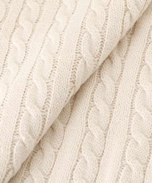 MAJESTIC LEGON / マジェスティックレゴン ミニ丈・ひざ丈ワンピース | ケーブルジップニットミニワンピ | 詳細30