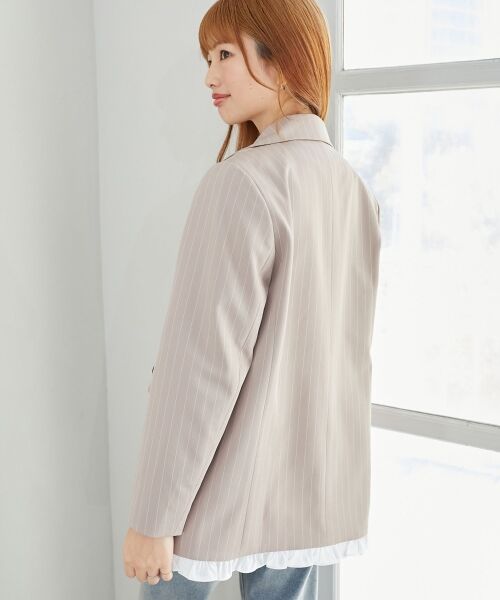 MAJESTIC LEGON / マジェスティックレゴン その他アウター | バイカラーフリルトリムジャケット | 詳細15