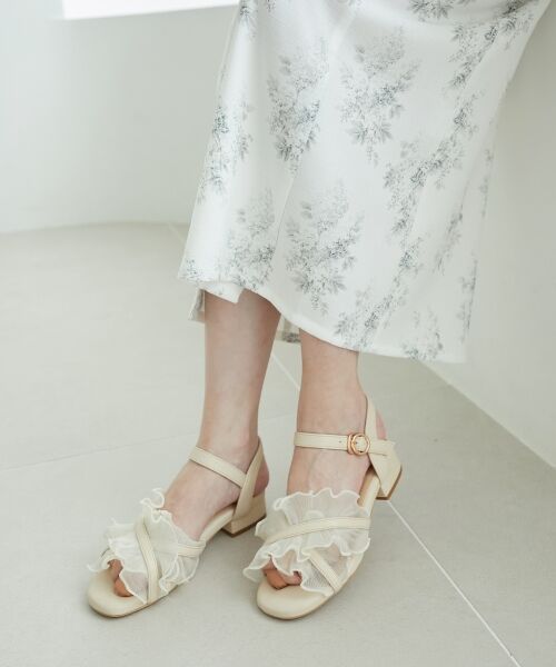 MAJESTIC LEGON / マジェスティックレゴン サンダル | シアーフリルサンダル | 詳細20