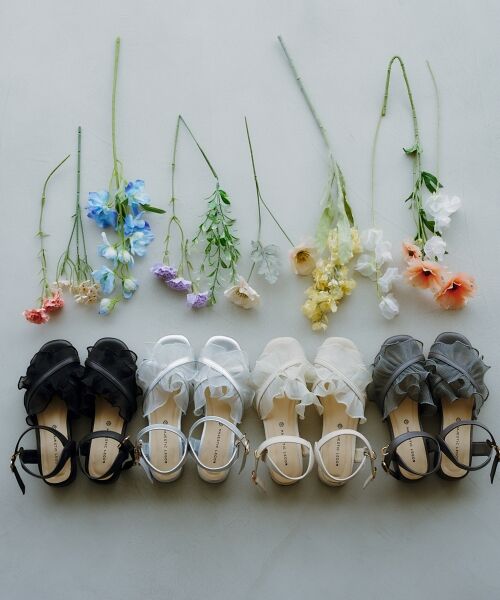 MAJESTIC LEGON / マジェスティックレゴン サンダル | シアーフリルサンダル | 詳細3