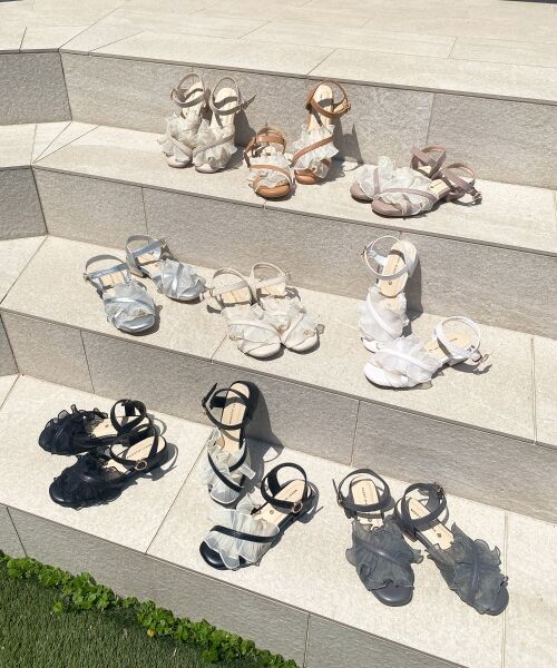 MAJESTIC LEGON / マジェスティックレゴン サンダル | シアーフリルサンダル | 詳細4