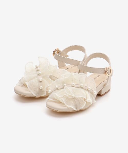 MAJESTIC LEGON / マジェスティックレゴン サンダル | パールシアーフリルサンダル | 詳細21