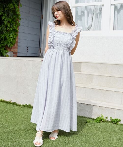 MAJESTIC LEGON / マジェスティックレゴン サンダル | パールシアーフリルサンダル | 詳細6