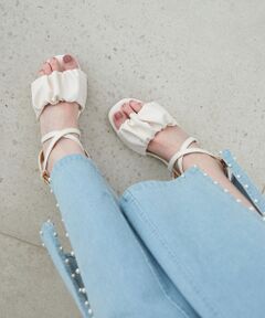 MAJESTIC LEGON / マジェスティックレゴン サンダル | シアーギャザーサンダル