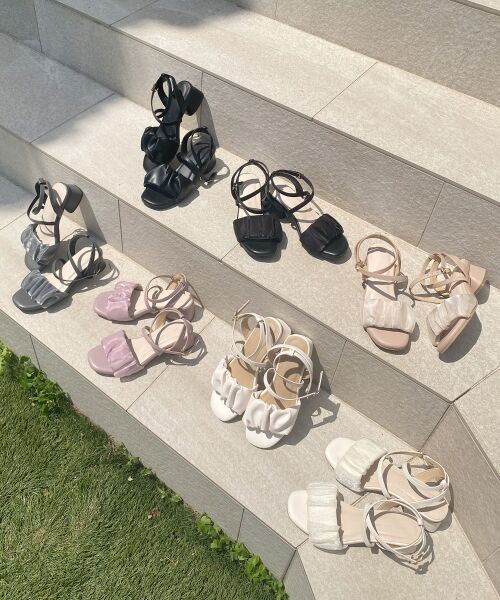 MAJESTIC LEGON / マジェスティックレゴン サンダル | シアーギャザーサンダル | 詳細2