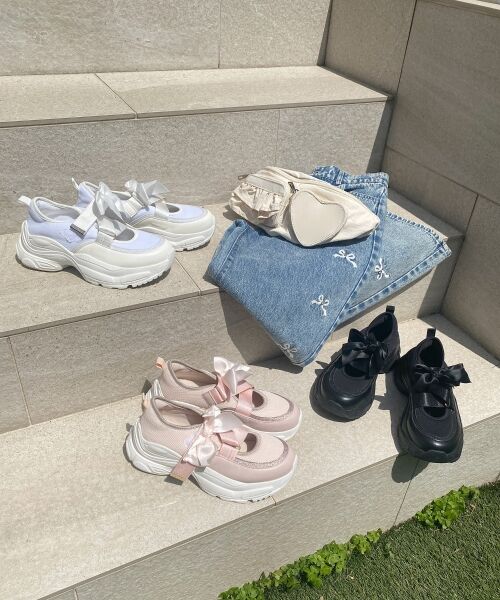 MAJESTIC LEGON / マジェスティックレゴン スニーカー | ベルクロリボンスニーカー | 詳細1