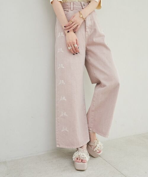 MAJESTIC LEGON / マジェスティックレゴン サンダル | パールリボンフリルボリュームサンダル | 詳細14